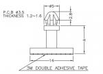 3.5mm Ｗith Adhesive Tape SPACER SUPPORT